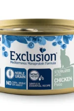 EXCLUSION MEDITERRANEO GATO ESTERILIZADO + 7 POLLO 85 GRS