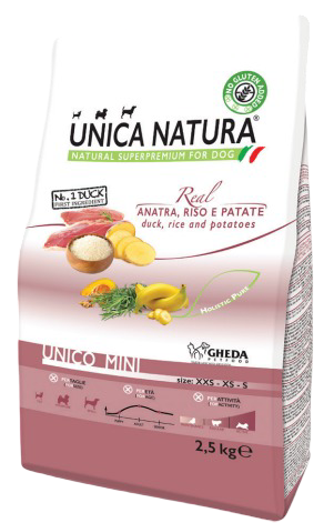Unica Natura Unico Mini Pato 2,5 Kg